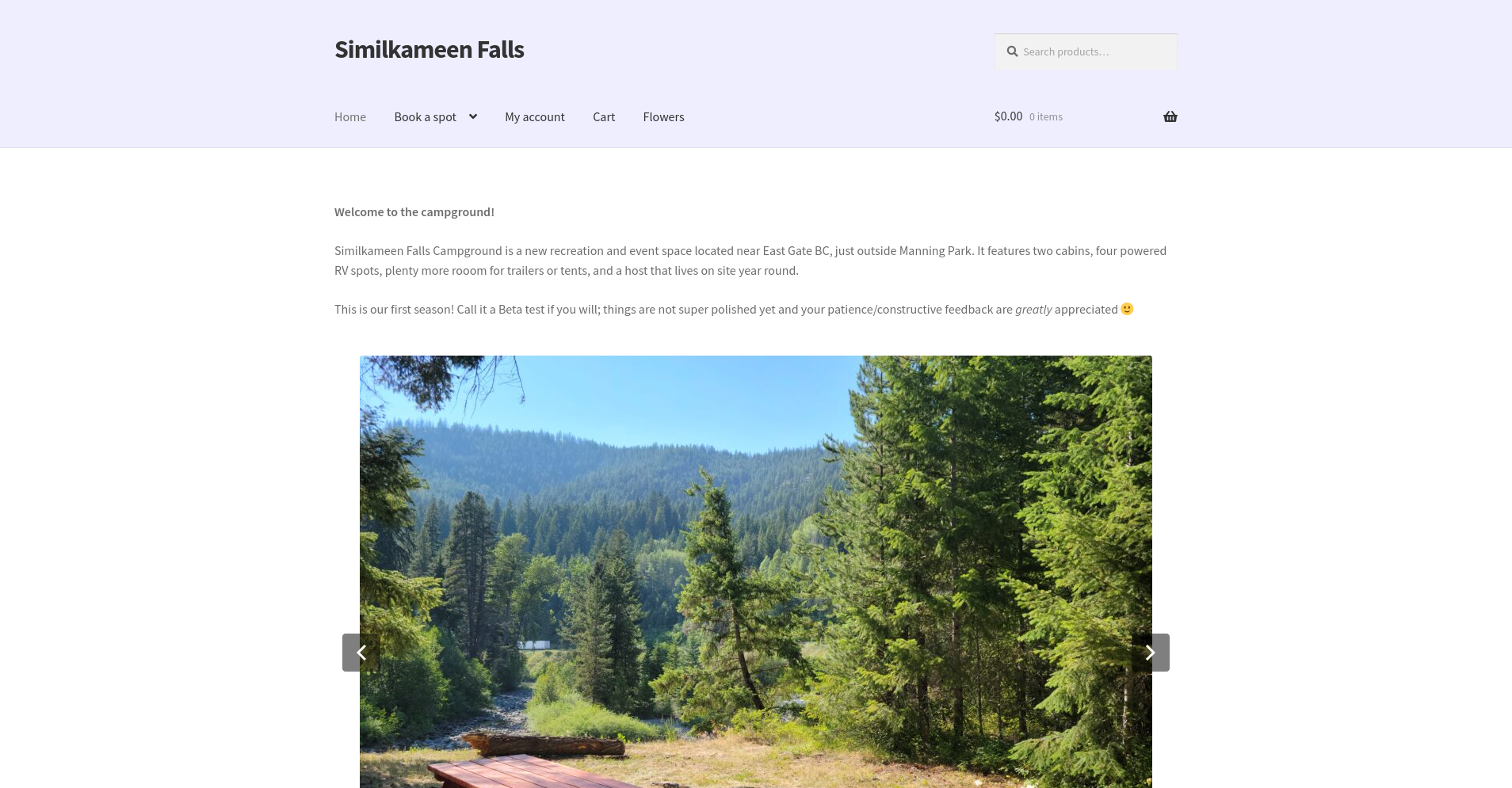 Similkameen Falls Campgrounds